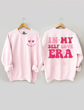 In My Self Love ERA 2-sided Printed Sweatshirt