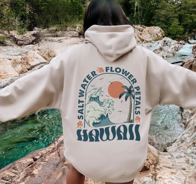 Hawaii Ocean Beach Sports Hoodie