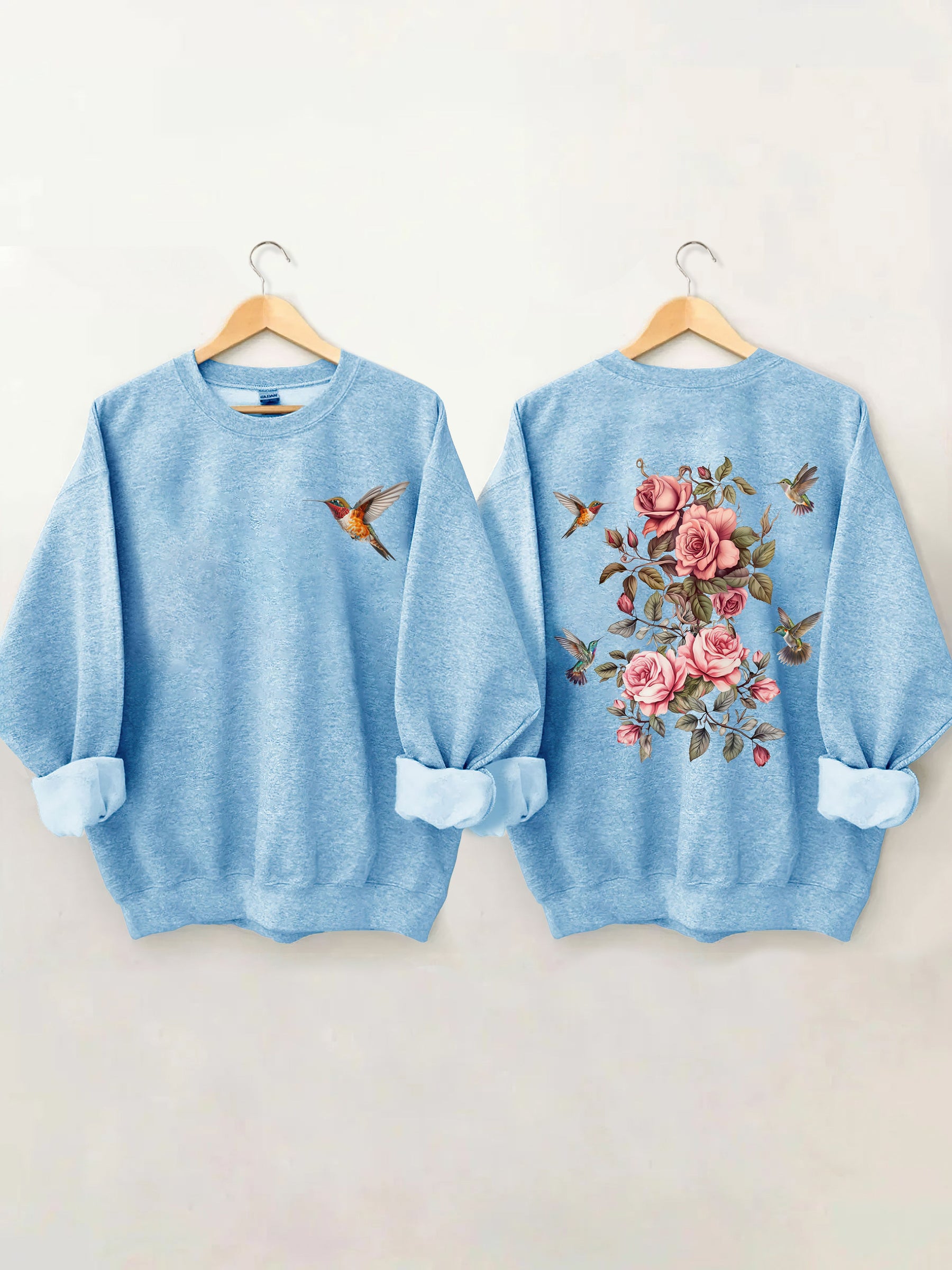 Wildflower And Bird Sweatshirt