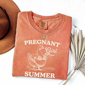 Pregnant Girl Summer T-Shirt