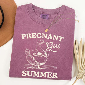 Pregnant Girl Summer T-Shirt