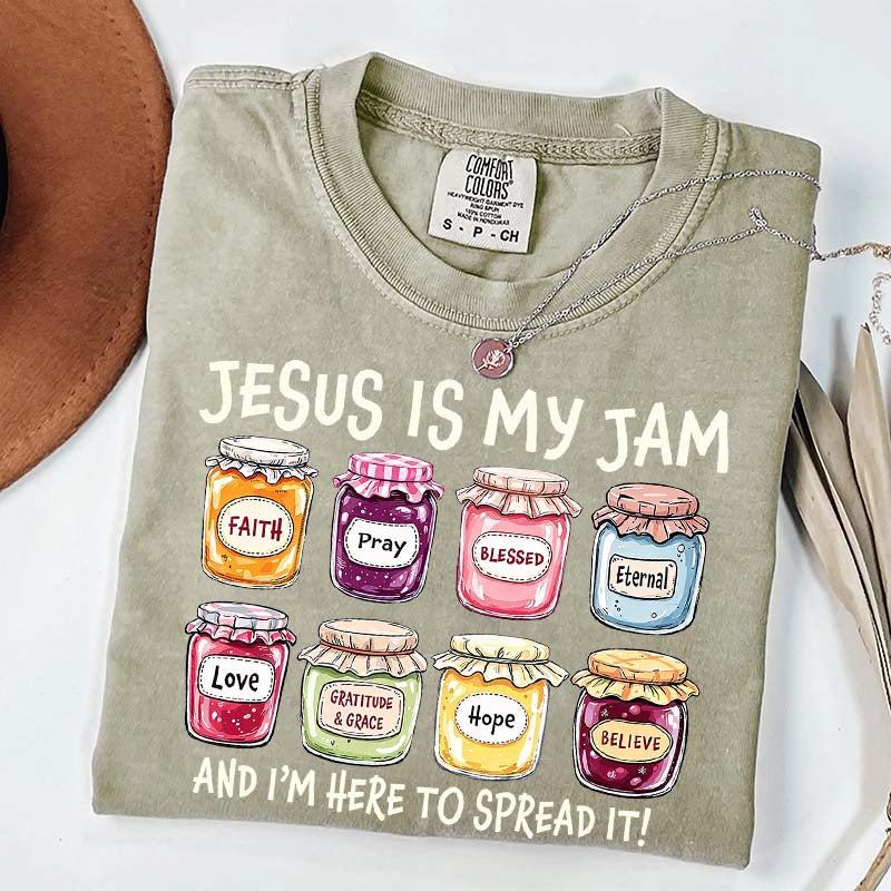 Funny Jesus Is My Jam Religous T-Shirt