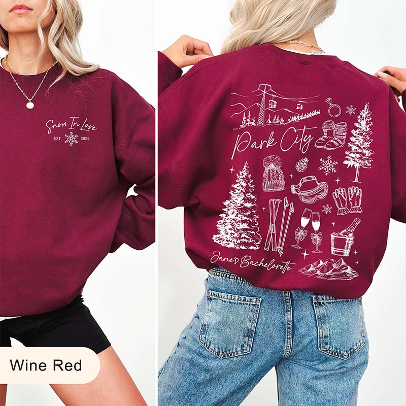 Winter Bachelorette Party Sweatshirt