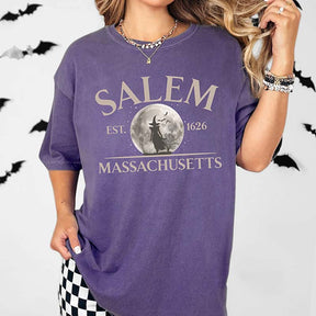 Salem Massachusetts Witch Halloween T-Shirt