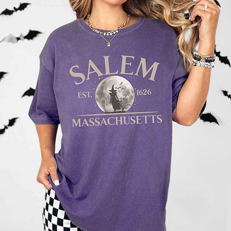 Salem Massachusetts Witch Halloween T-Shirt