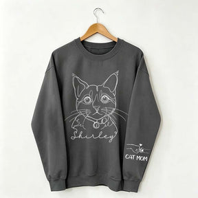 Personalized Pet Photo Dog Cat Sweatshirt