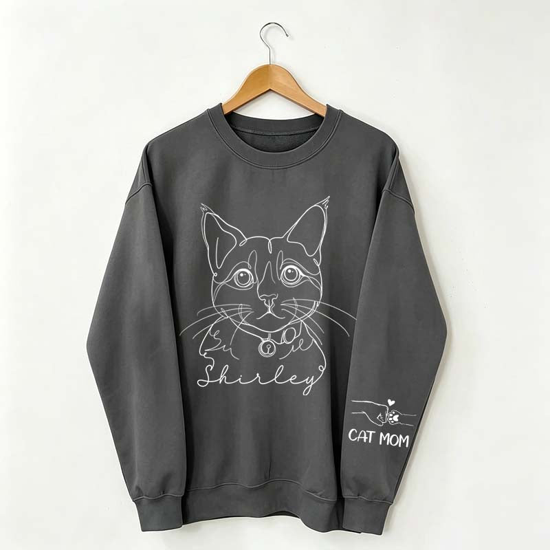 Personalized Pet Photo Dog Cat Sweatshirt
