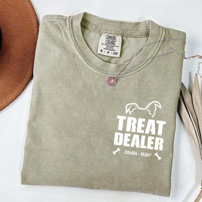 Custom Dog Dad Pet Name T-Shirt