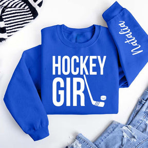 Custom Hockey Girl Sweatshirt