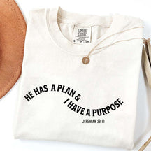 He Has a Plan I Have A Purpose T-Shirt