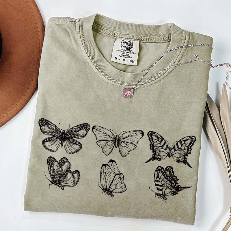 Dark Cottagecore Butterfly T-Shirt