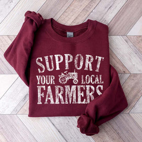 Support Your Local Farmers Country Living Sweatshirt