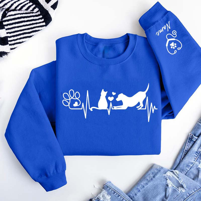 Custom Vet Tech Animal Doctor Sweatshirt
