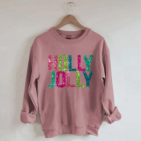 Holly Jolly Printed Sweatshirt