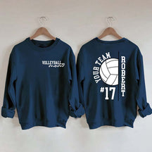 Personalized Team Spirit Volleyball Sweatshirt