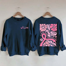 Personalized Breast Cancer Support Sweatshirt