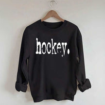 Hockey Typography Sweatshirt