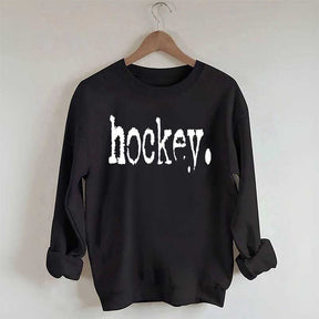 Hockey Typography Sweatshirt