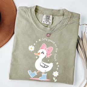 Silly Goose On The Loose Floral T-Shirt