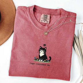 Funny Cat Meme Floral T-Shirt