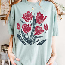 Retro Linocut T-Shirt