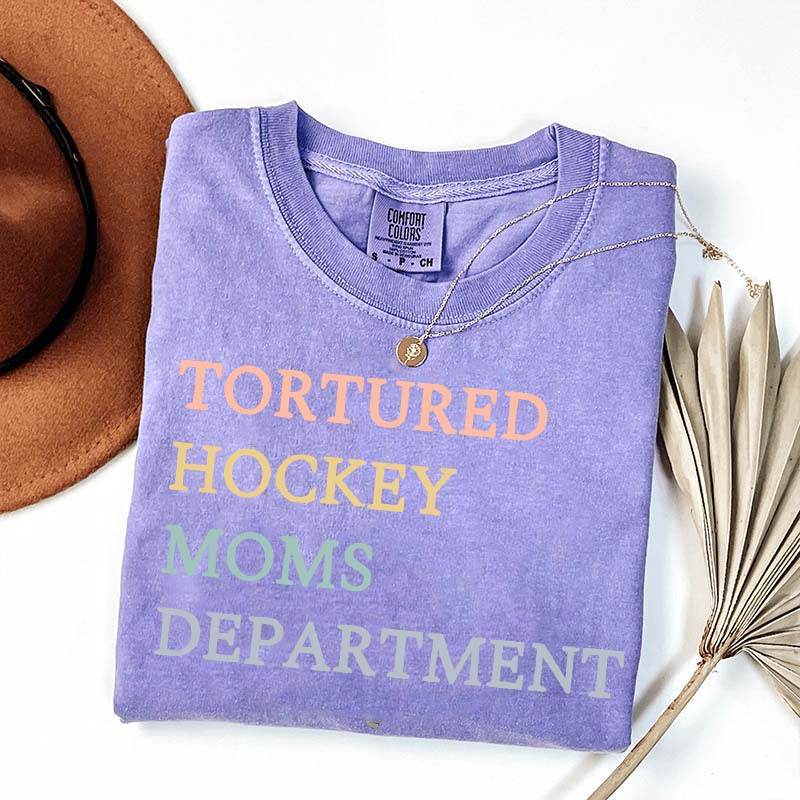Custom Hockey Mom Sports Game Day T-Shirt