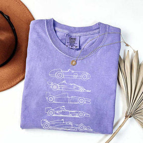 Evolution of a F1 Car Race T-Shirt