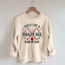 Hockey Penalty Box Christmas Sweatshirt