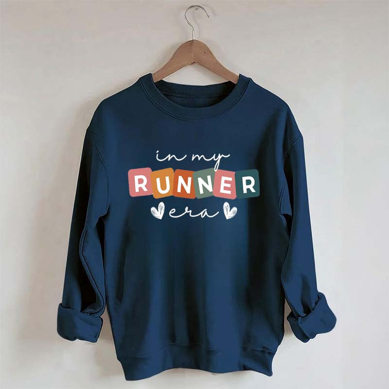 In My Runner Era Funny Marathon Sweatshirt