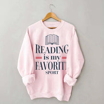 Reading Is My Favourite Sport Readers Sweatshirt