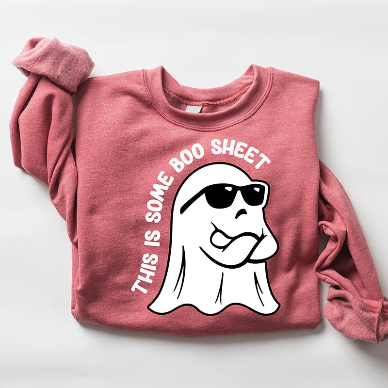 Cute Ghost Funny Spooky Sweatshirt