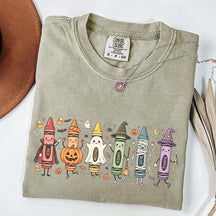 Happy Doodle Back To School Ghost T-Shirt