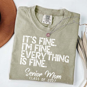 Senior Mom Class of 2027 T-Shirt