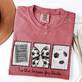 Comfort Colors Soccer Mom Coquette T-Shirt