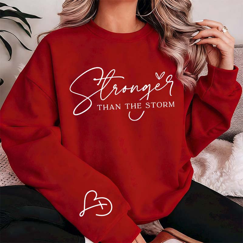 Mental Health Stronger Than The Storm Sweatshirt