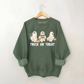 Trick or Treat Halloween Sweatshirt