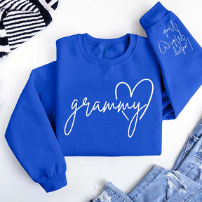 Custom Grandkids Names Grammy Sweatshirt
