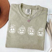 Minimalist Halloween Pumpkin T-Shirt