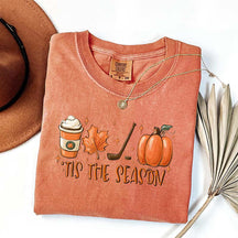 Fall Tis The Season Hockey T-Shirt