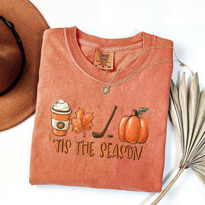 Fall Tis The Season Hockey T-Shirt