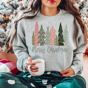 Merry Christmas Tree Sweatshirt