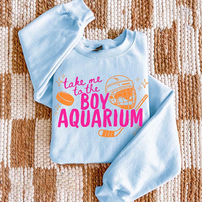 Take Me to the Boy Aquarium Hockey Sweatshirt