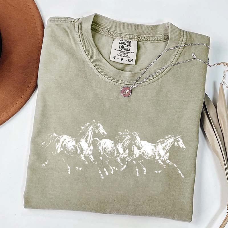 Wild Horses Running T-Shirt