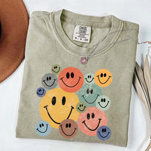 Retro Smiley Faces T-Shirt