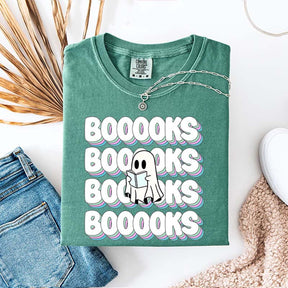 Comfort Color Bookish Summerween Spooky T-Shirt