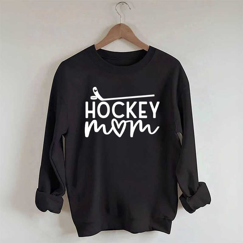 Ice Hockey Vibes Mom Sweatshirt