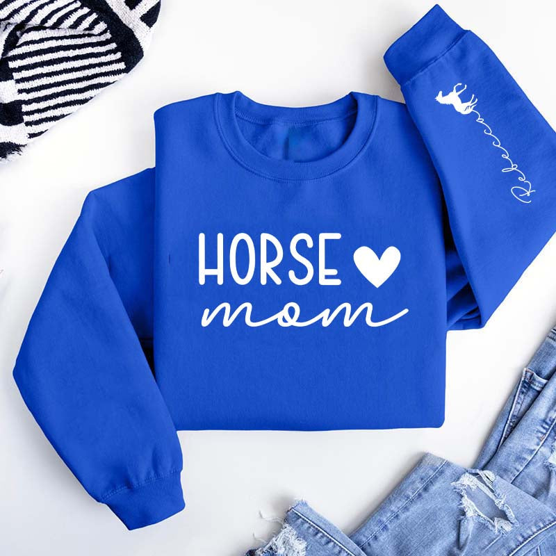 Custom Horse Mom Sweatshirt