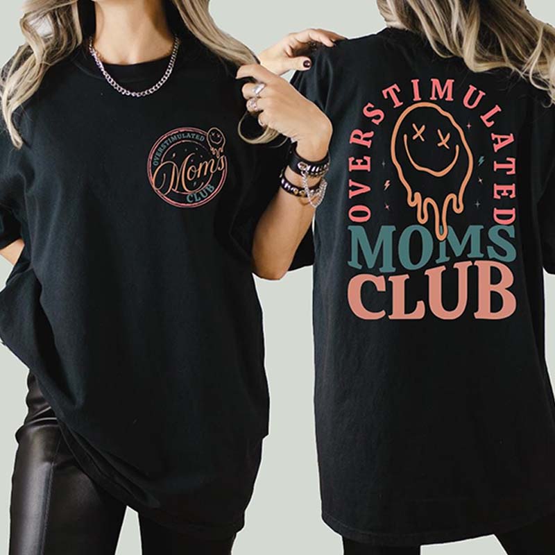 Comfort Colors Overstimulated Moms Club T-Shirt