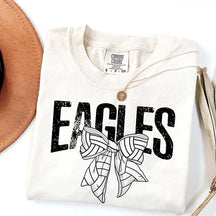 Custom Volleyball Bow T-Shirt