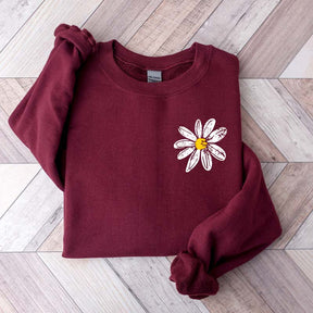 Daisy Retro Floral Sweatshirt